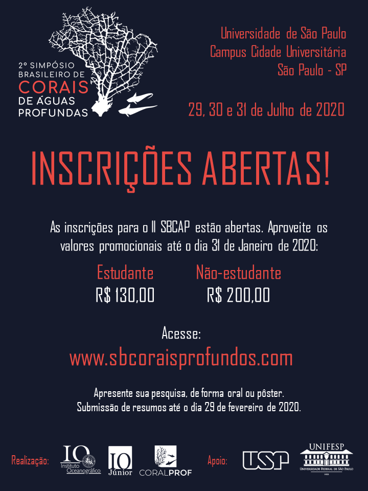 2º Simpósio Brasileiro de Corais de Águas Profundas - USP