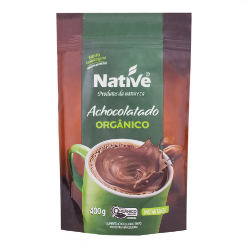 Achocolatado em Pó Orgânico Native Sachê - Natural da Terra