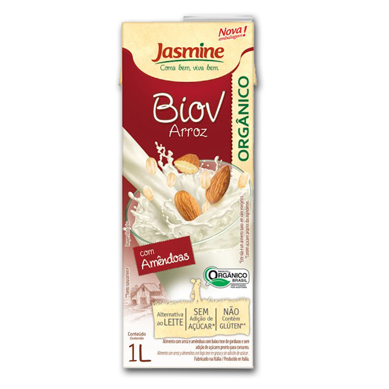 Bebida de Arroz com Amend Biov Orgânico - Natural da Terra