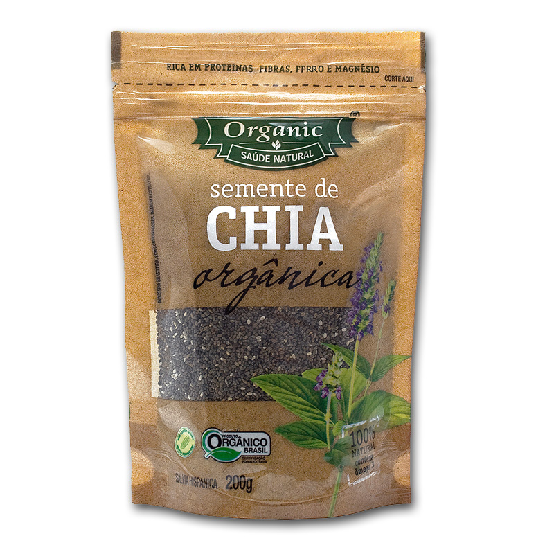 Semente Chia Organic - Natural da Terra