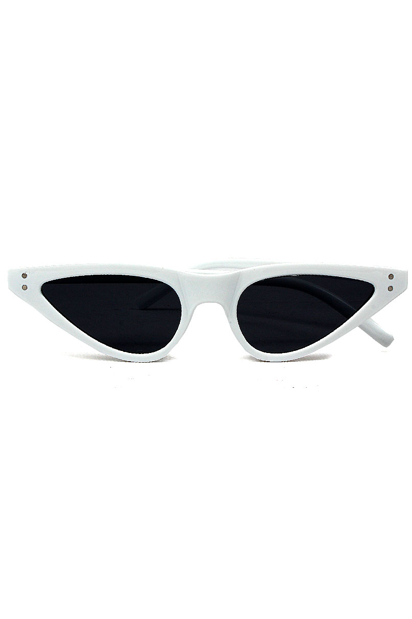 ÓCULOS BRANCO COM LENTE PRETA CAT POWER