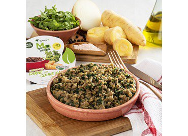 Cumbuca High Protein de carne com mandioquinha e couve kale - Organic4