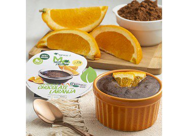 Creme proteico de chocolate com laranja - Organic4