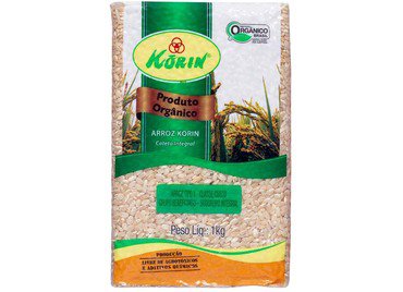 Arroz Integral Orgânico Korin pacote - Organic4