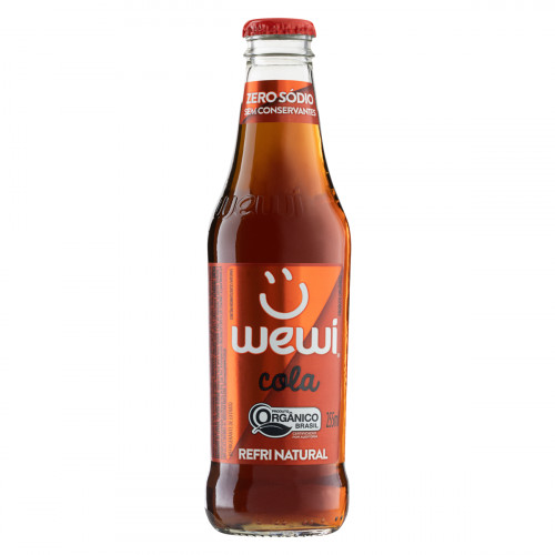 Refrigerante Orgânico Cola Zero Sódio Wewi - Natural da Terra