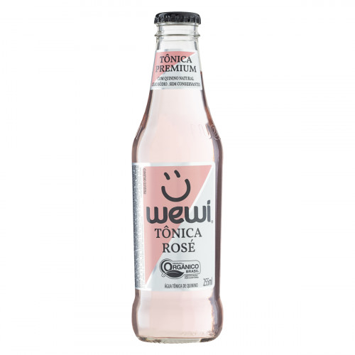 Água Tônica Rosé Orgânica Zero Sódio Wewi Premium - Natural da Terra