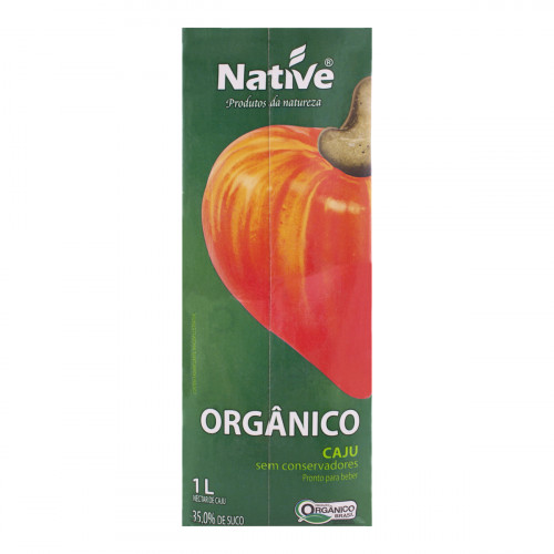 Suco Néctar de Caju Orgânico Native - Natural da Terra