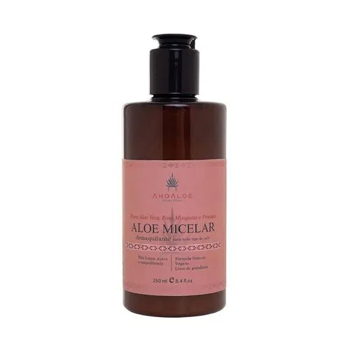 Demaquilante Vegano e Natural Aloe Micelar com Rosa - UseOrganico