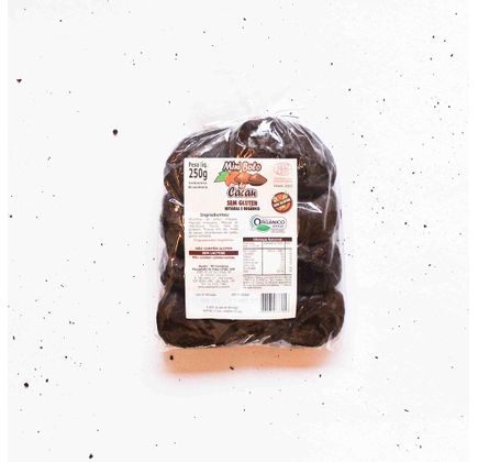 Minibolo de Cacau Sem Glúten Orgânico - Raizs