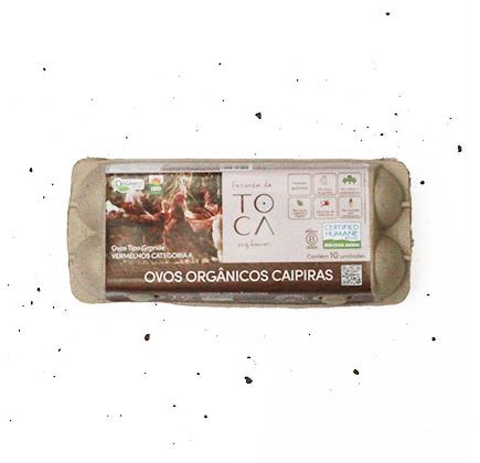 Ovos Orgânicos 10 unidades - Raizs