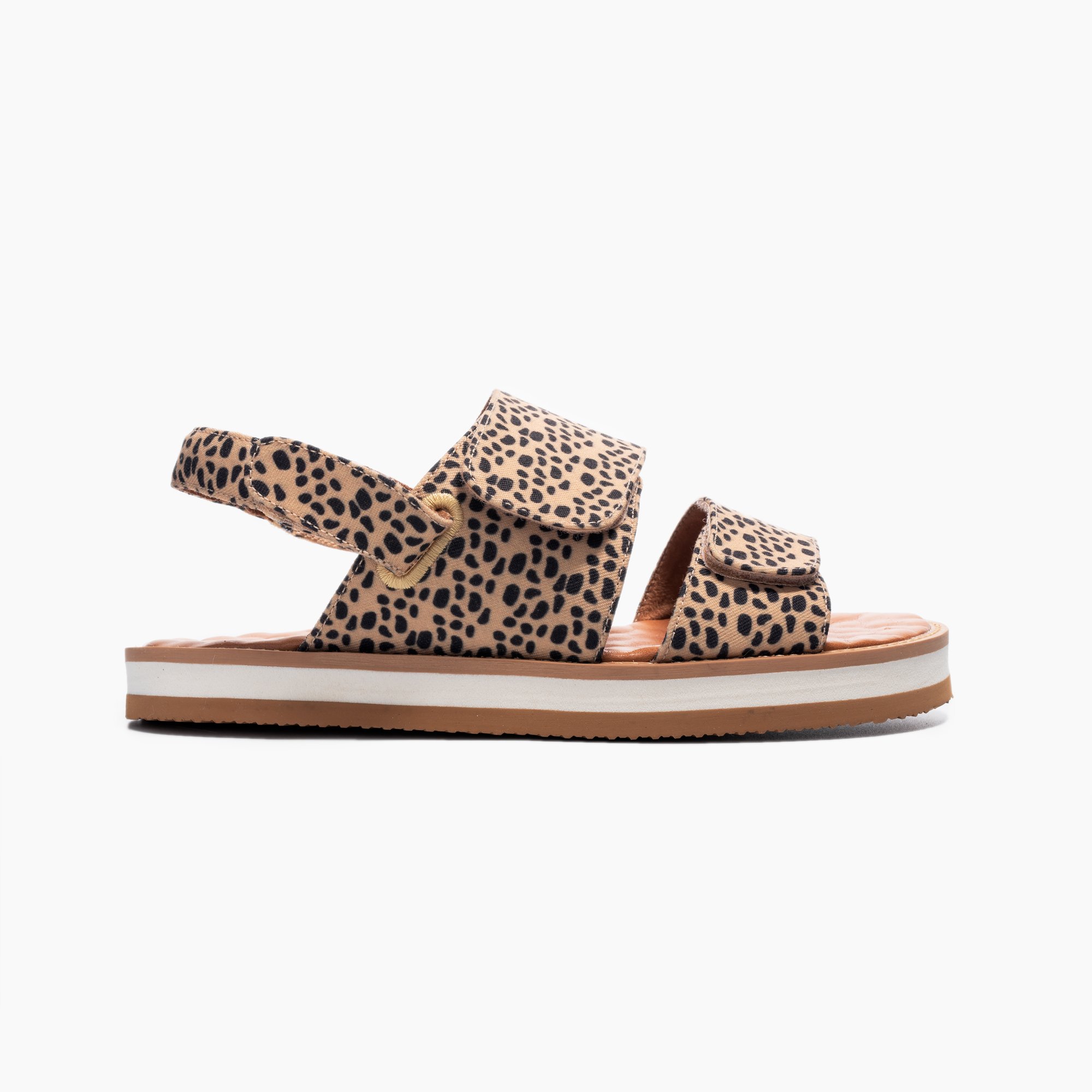 Sandália Ecológica POLKA MARROM STRAP SANDAL - VertShoes