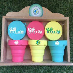Copo Ecológico Retrátil De Silicone 150ml