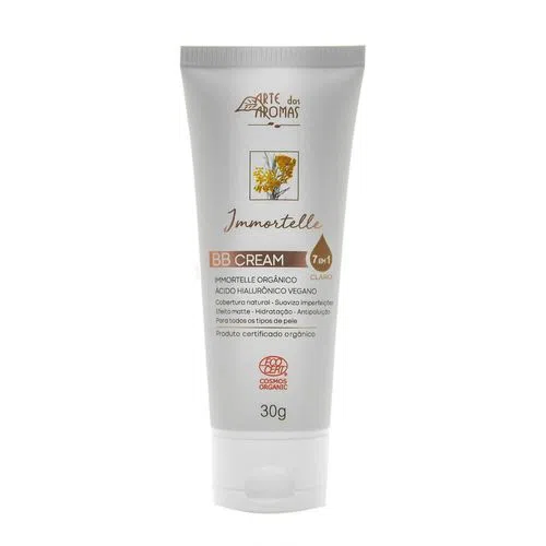 Creme BB Cream Natural e Orgânico 7 em 1 Immortelle - UseOrganico