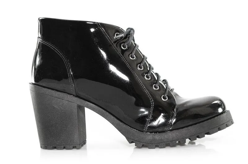 Bota Luisa Mell - Pantera Negra Vinil - Vegano Shoes