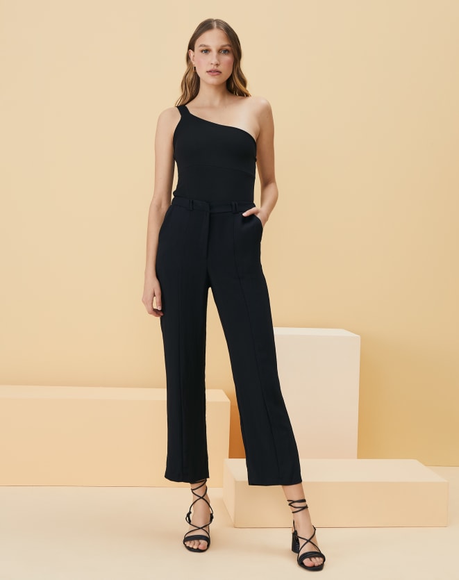 CALÇA SLIM ELÁSTICO COSTAS