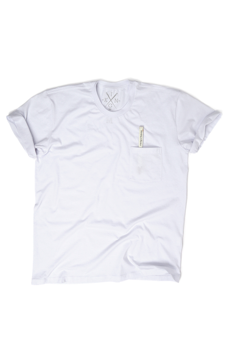 CAMISETA BRANCA OVERSIZED ONE POCKET