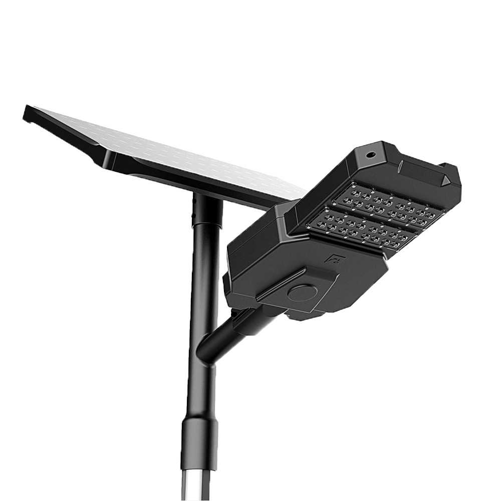 LightSolar - LUMINÁRIA SOLAR PÚBLICA SOLAR X ALL-IN-TWO 60W PARA POSTES 8 A 9 MT