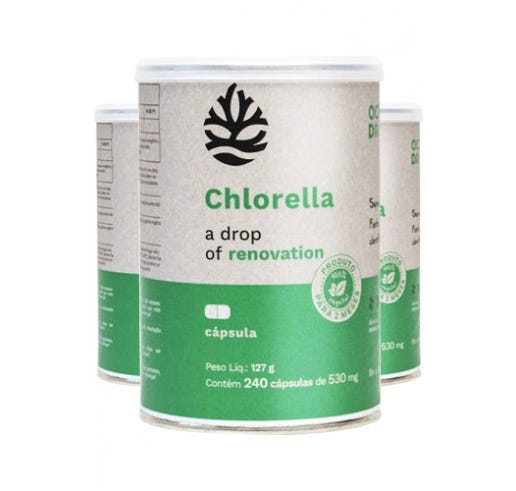 SUPER BOX CHLORELLA COM 3 UNIDADES