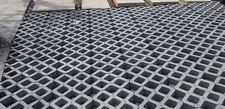 Piso de Concreto  Intertravado Modelo Pisograma