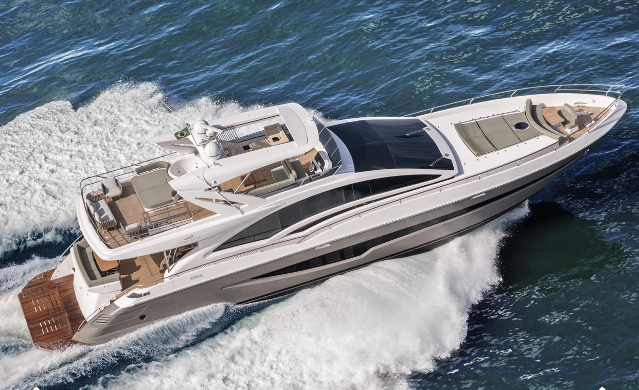 barco Super yacht 95pés. Intermarine