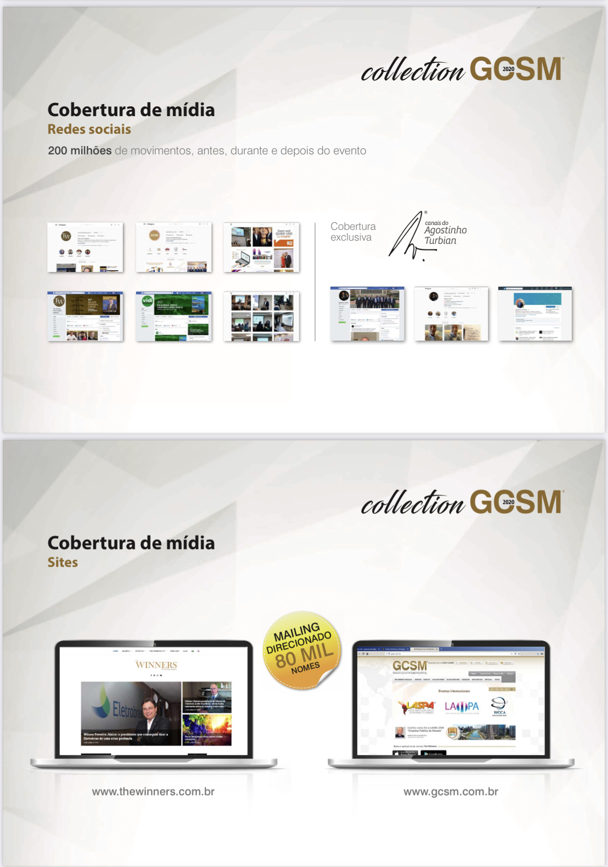 Mídia em revista Winners/ GCSM -de política/economia/mercado